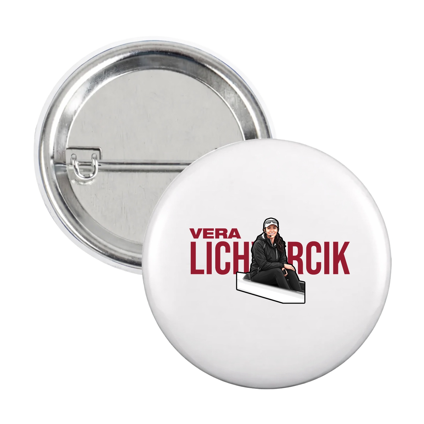 Game Day Button — Player Name in White