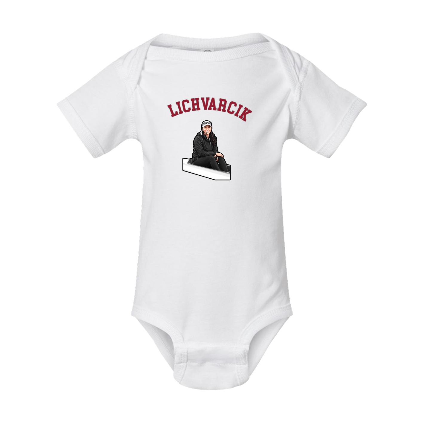 Baby Onesie — Shirsey Arch in White