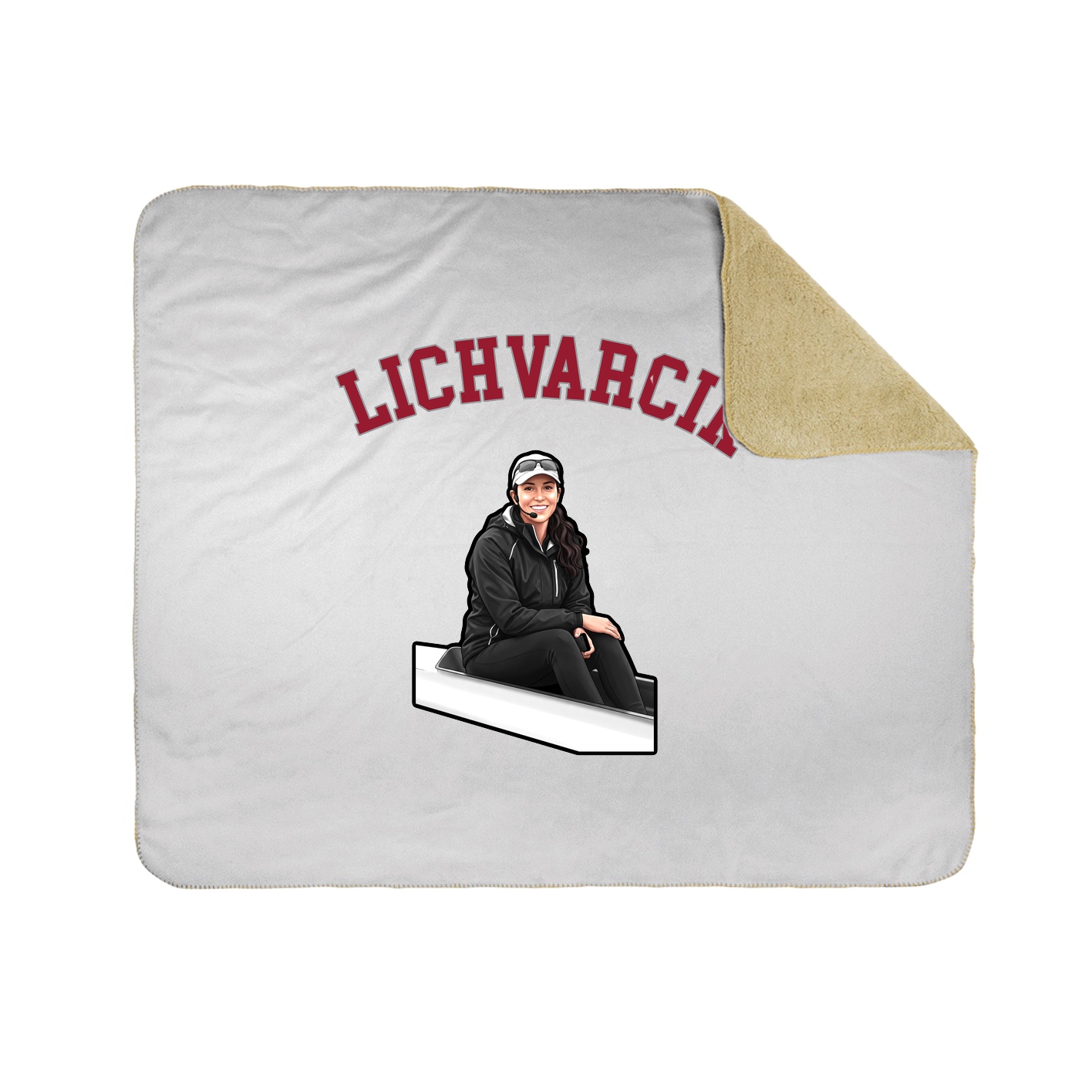 Throw Blanket — Shirsey Arch in White