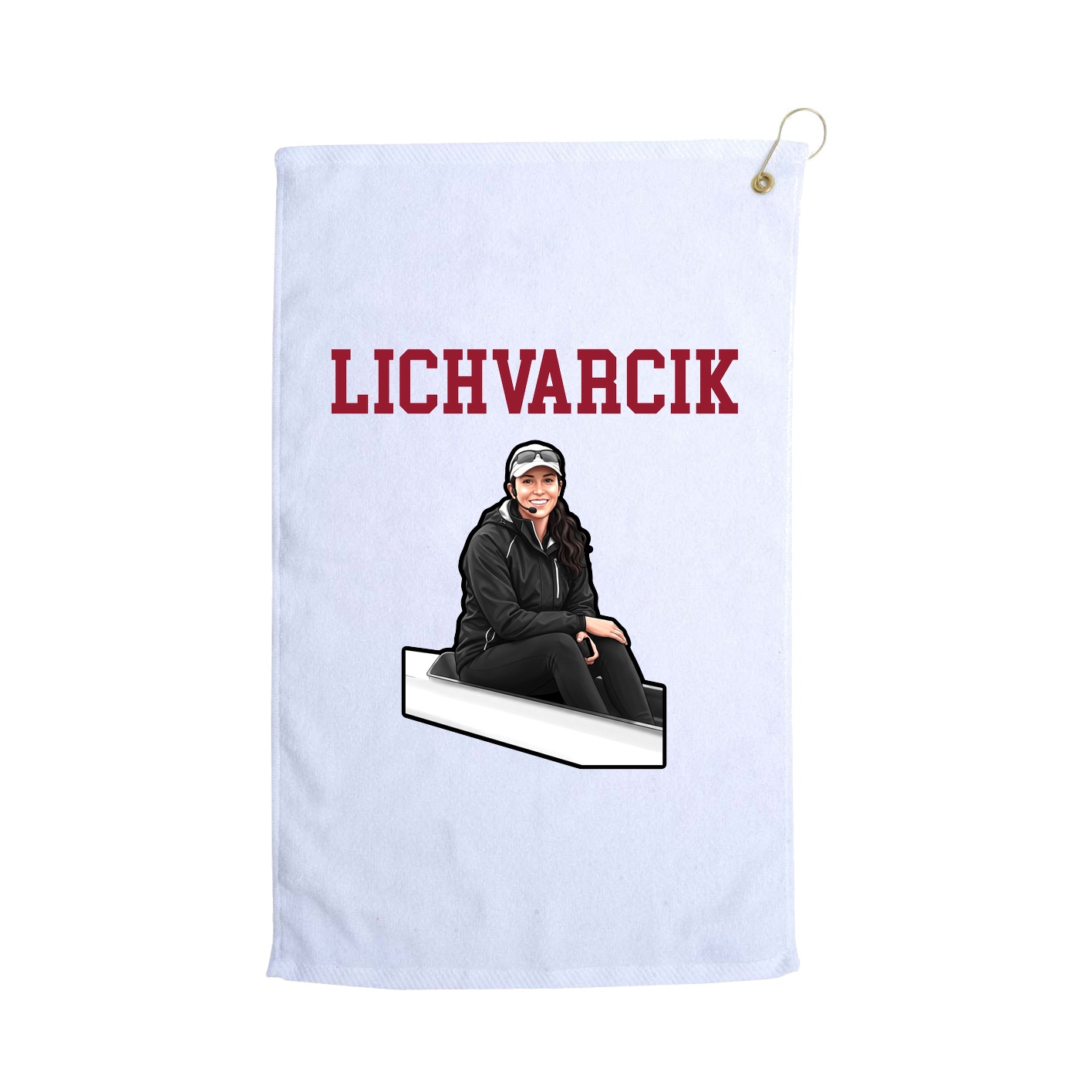 Golf Towel — Shirsey in White