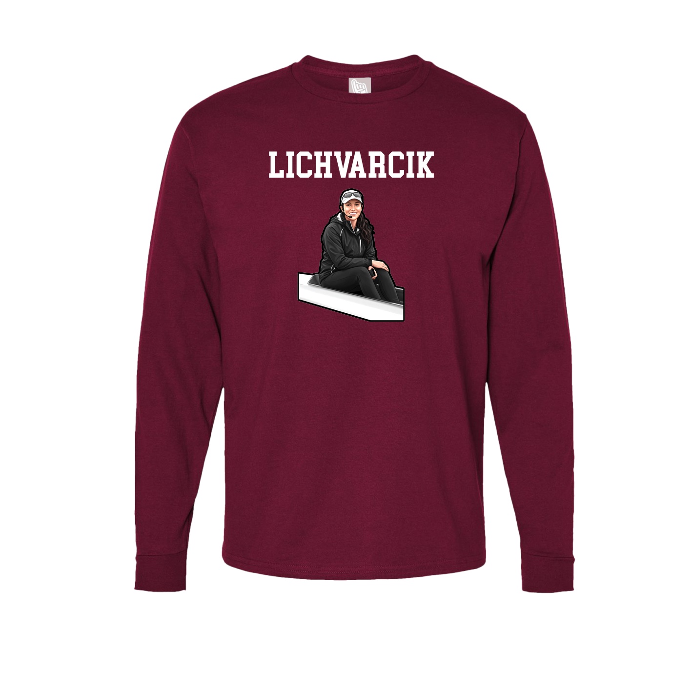 Long Sleeve Tee — Shirsey in Cardinal