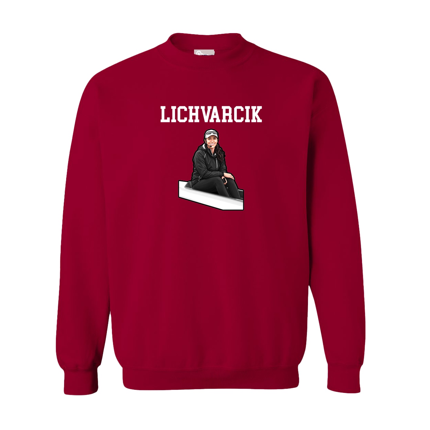 Fleece Crew — Shirsey in Cardinal