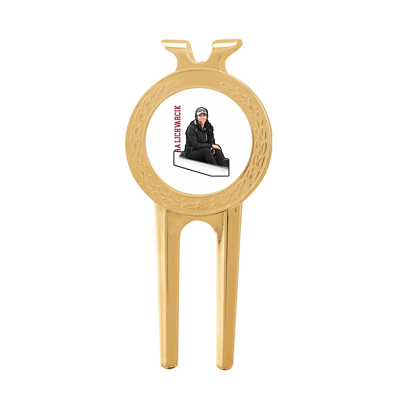 Divot Tool with Ball Marker — Name Vertical in Classic