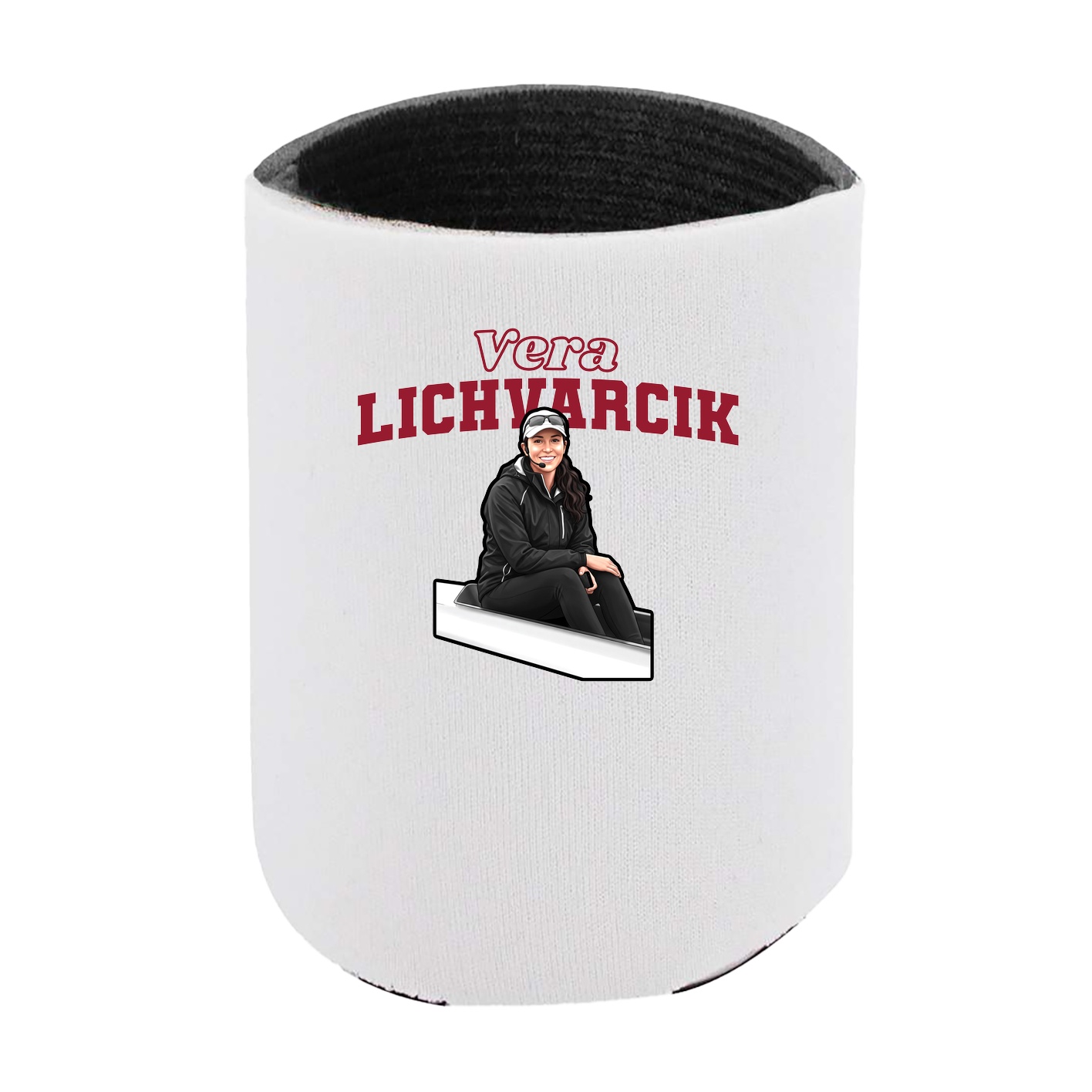 Can Holder — Name Arch in White