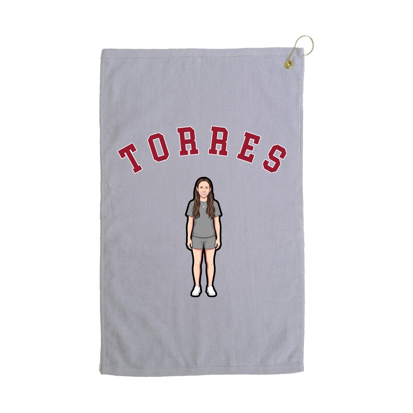 Golf Towel — Shirsey Arch in Grey