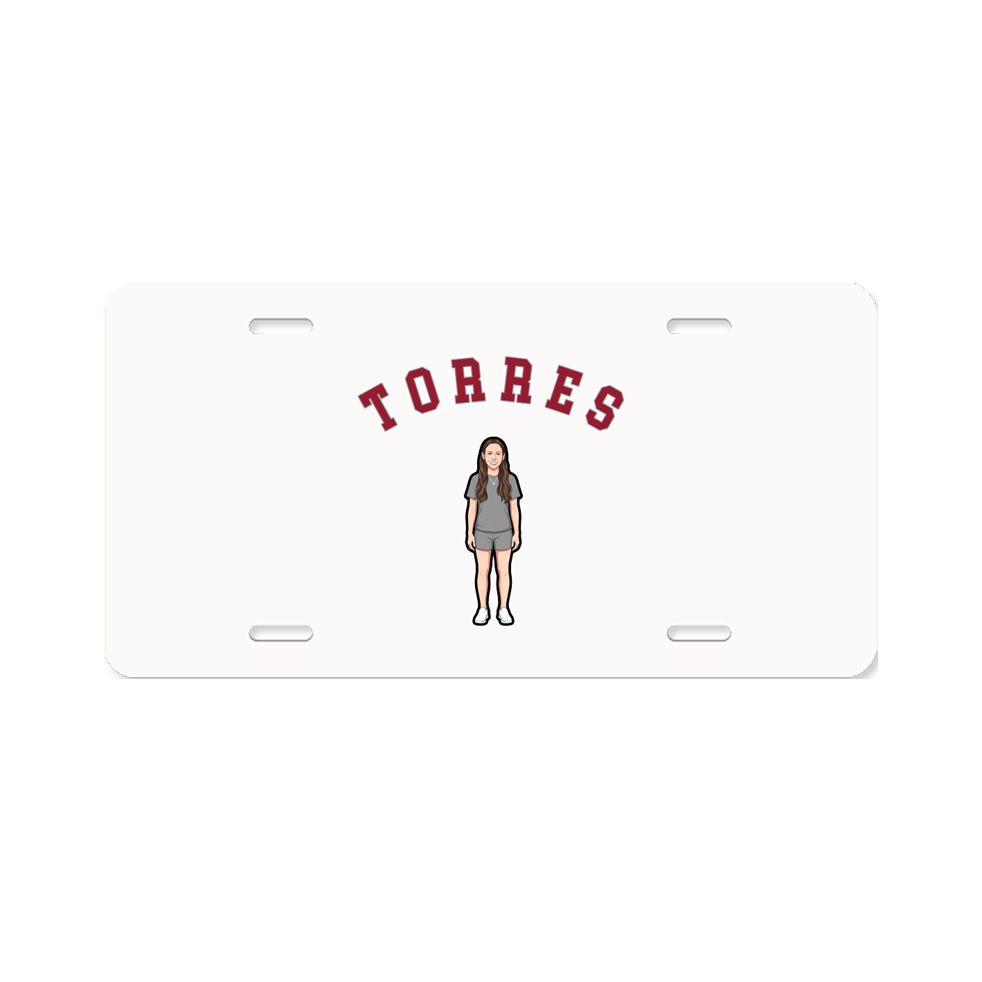 License Plate — Shirsey Arch in Classic