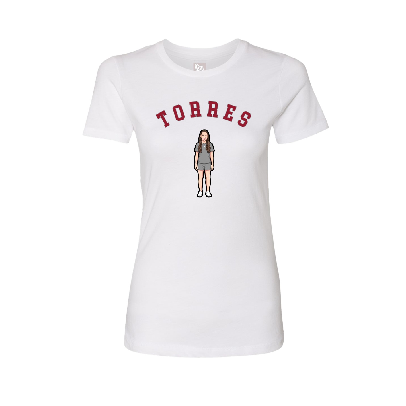 Womens Tee — Shirsey Arch in White