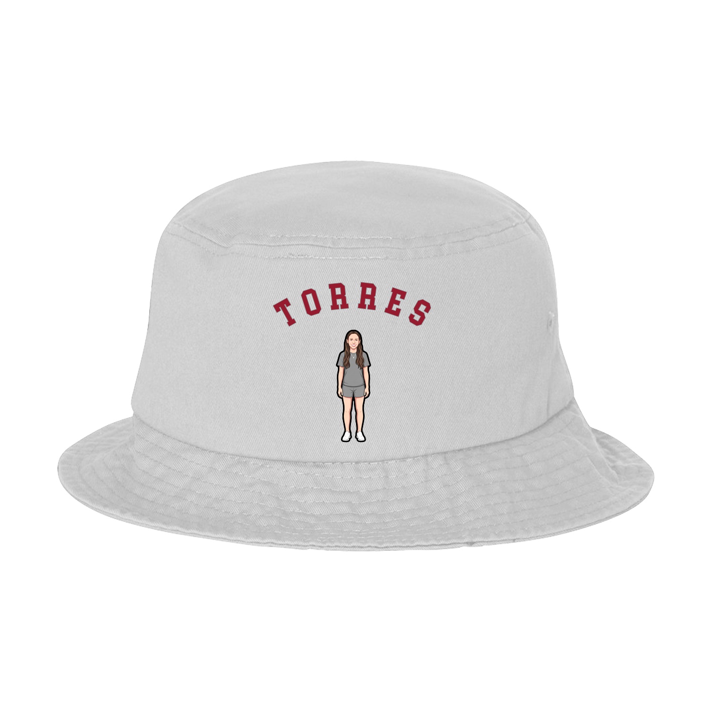 Bucket Cap — Shirsey Arch in White
