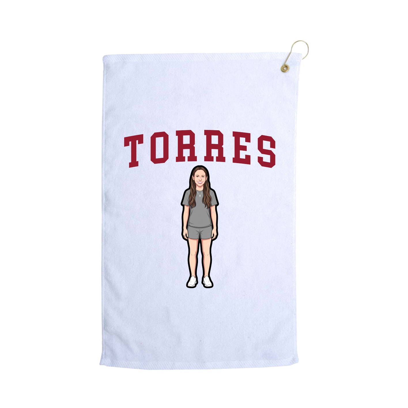 Golf Towel — Shirsey in White