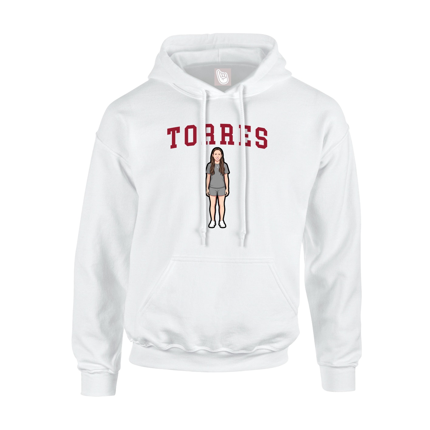 Youth Hoodie — Shirsey in White