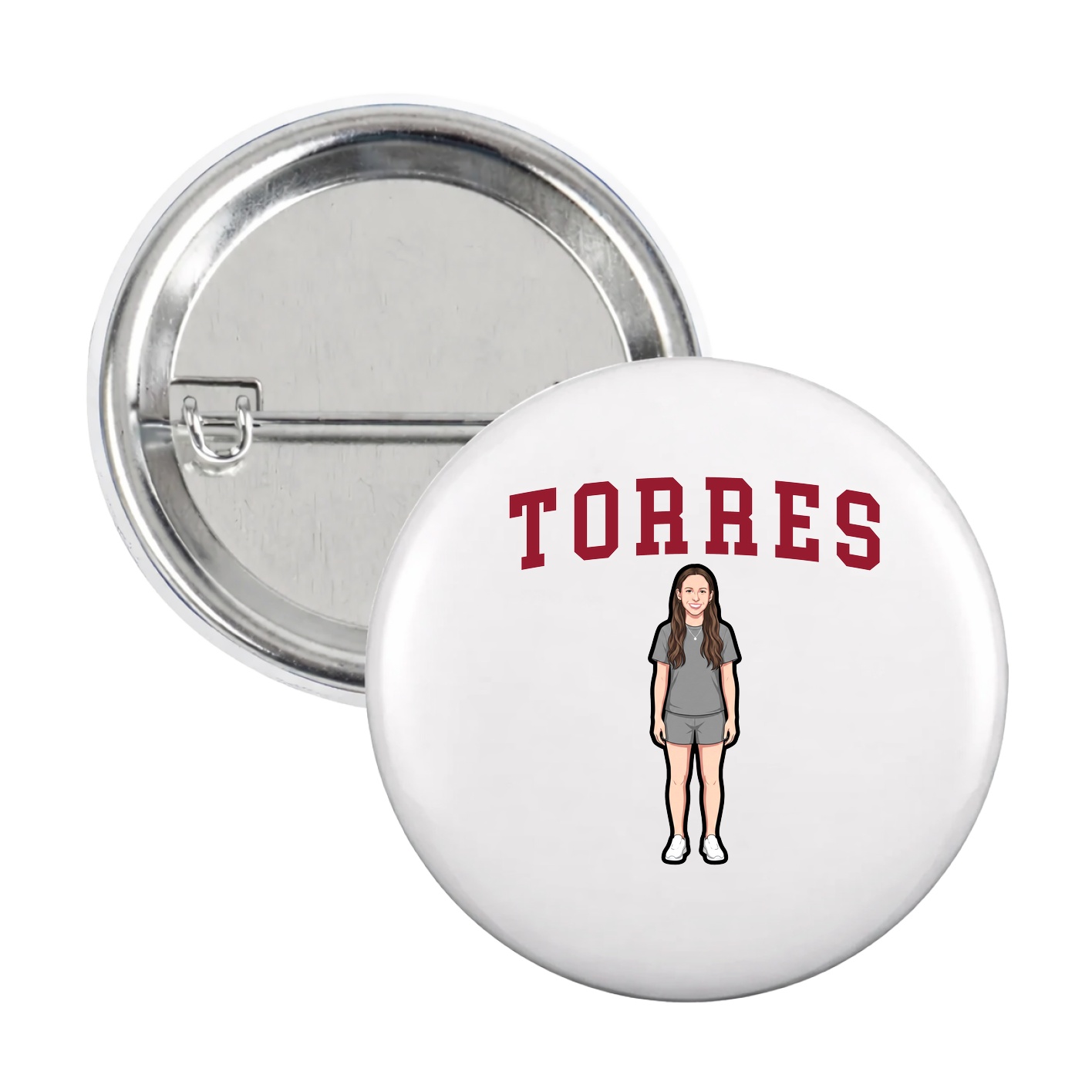 Game Day Button — Shirsey in White