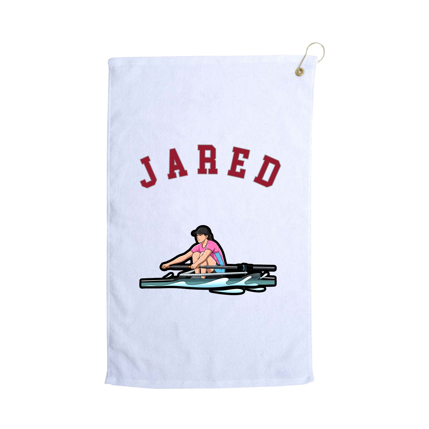 Golf Towel — Shirsey Arch in White