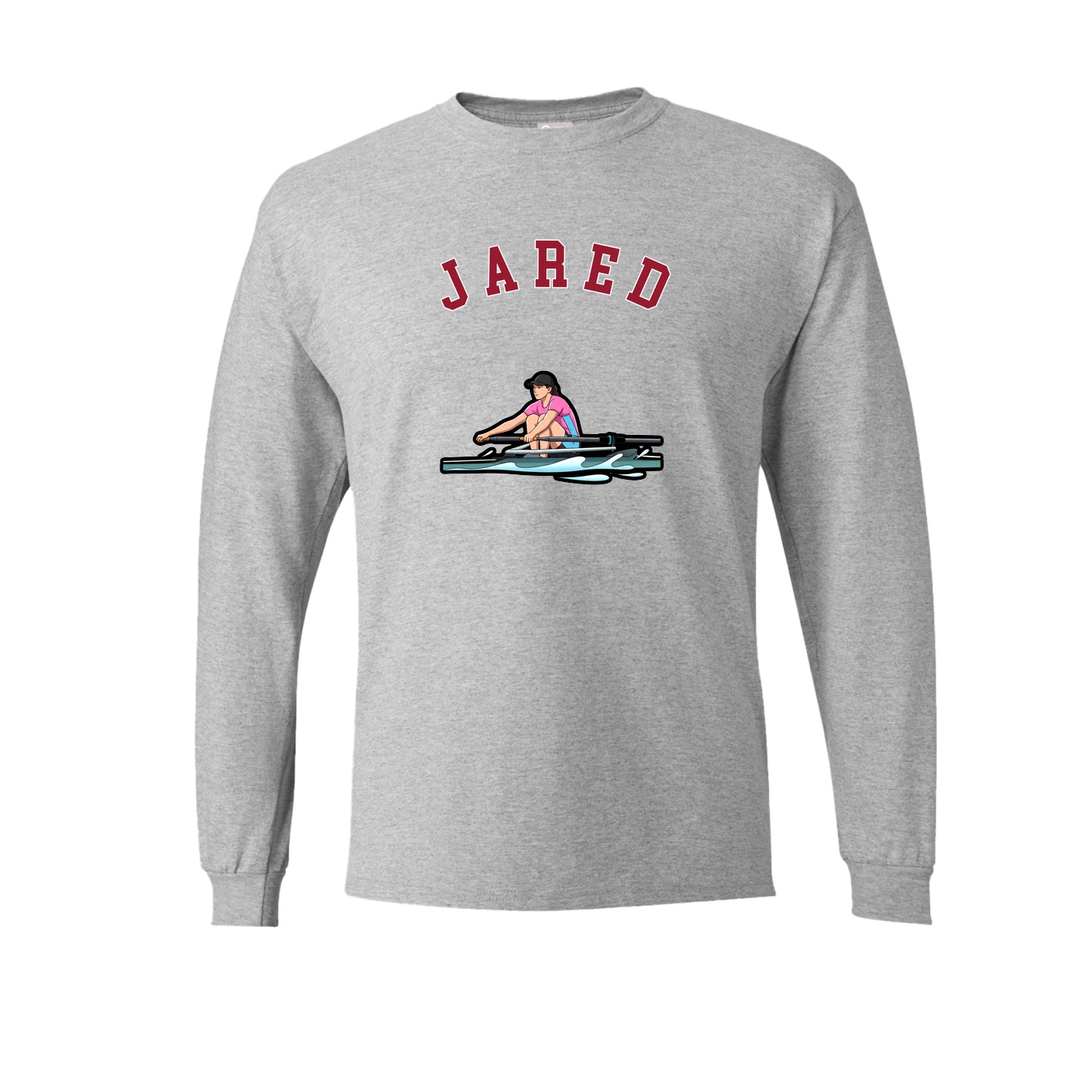 Long Sleeve Tee — Shirsey Arch in Grey