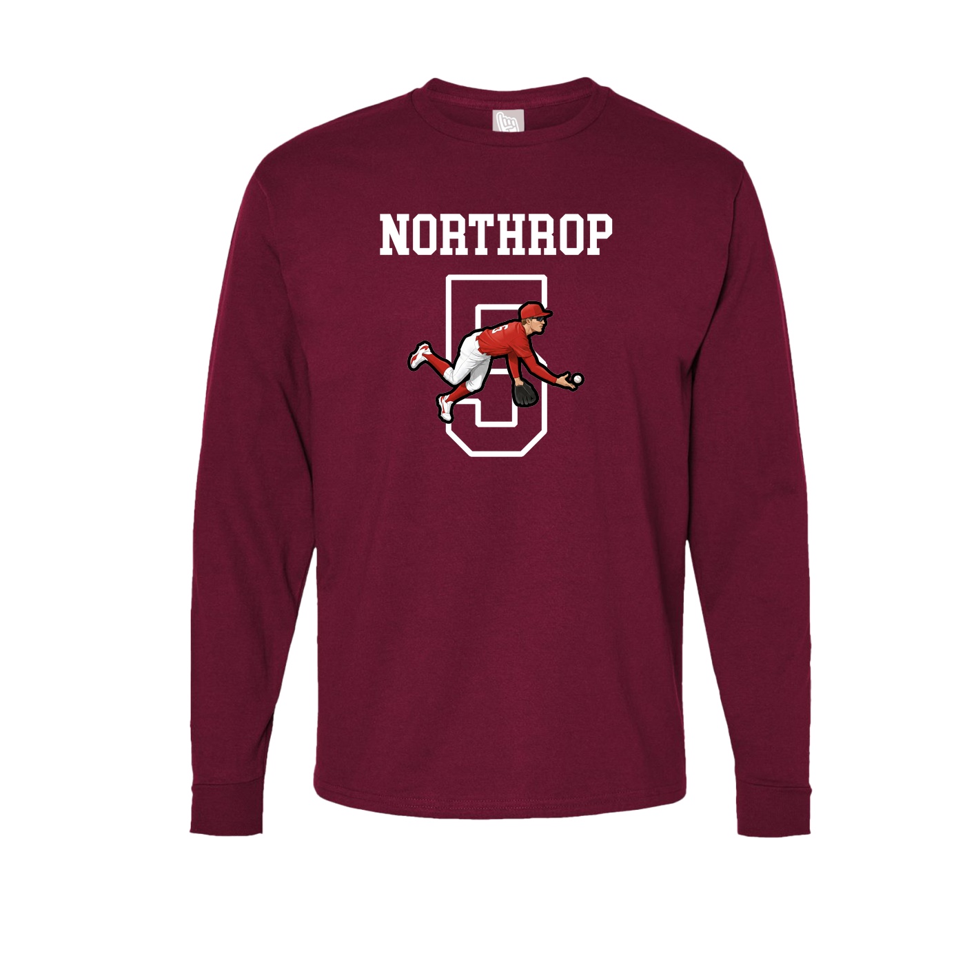 Long Sleeve Tee — Shirsey in Cardinal