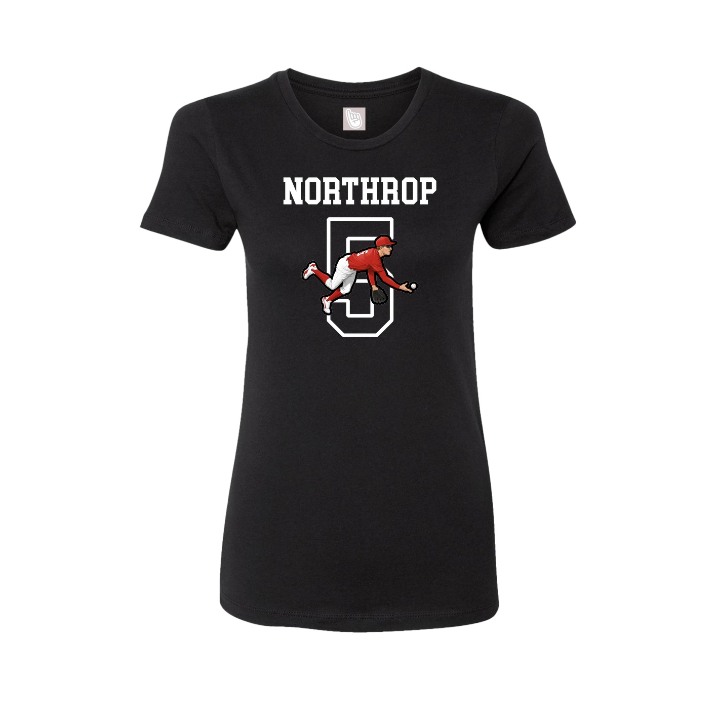 Fitted Women's Tee — Shirsey in Black