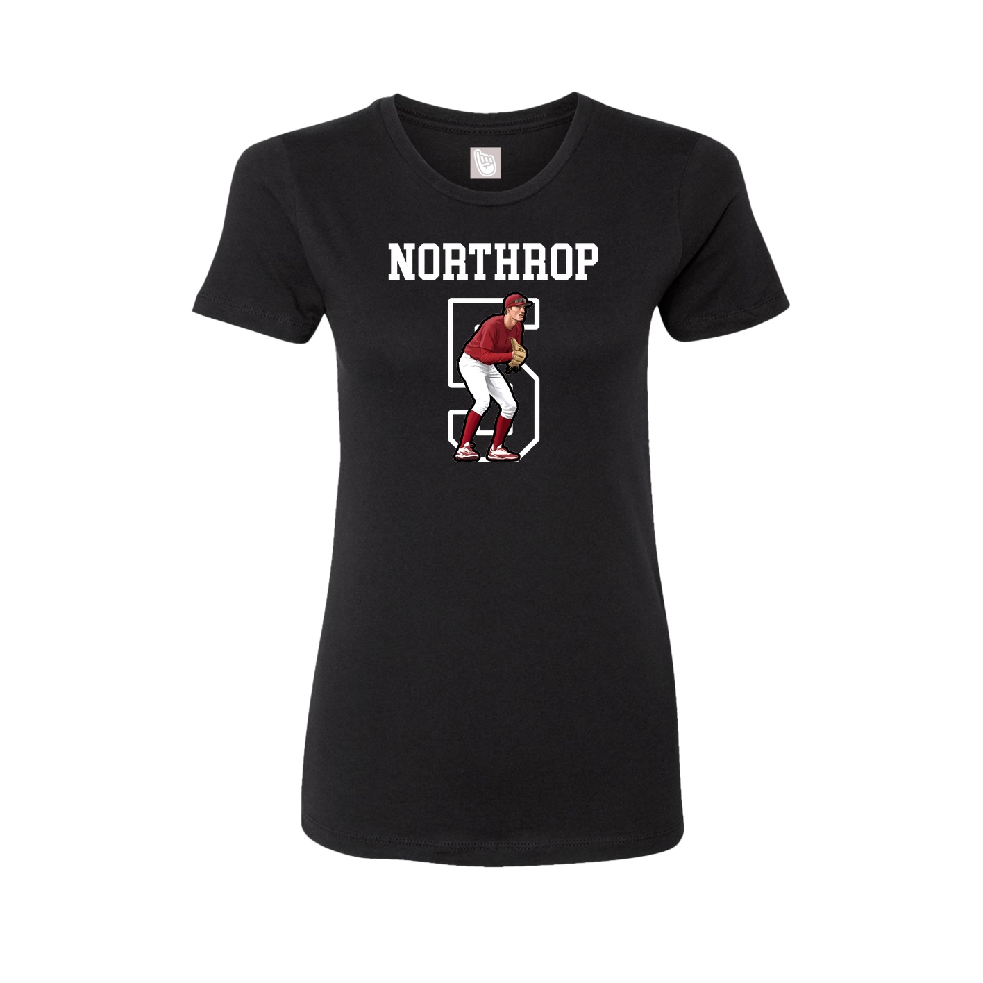 Fitted Women's Tee — Shirsey in Black