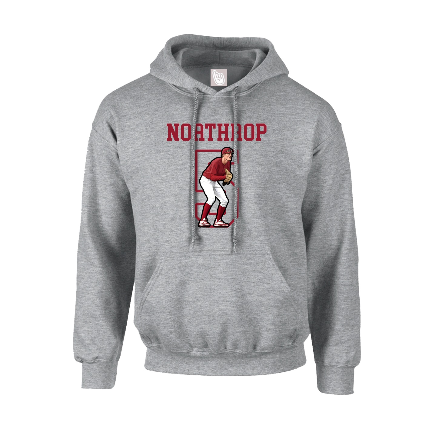 Hoodie — Shirsey in Grey