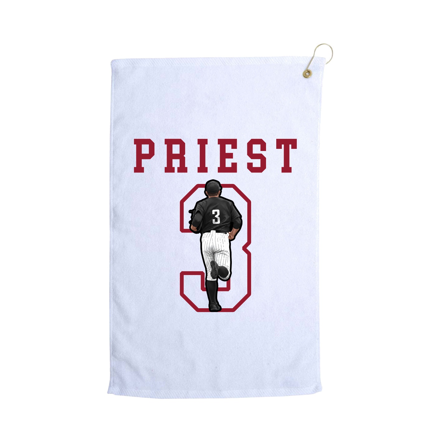Golf Towel — Shirsey in White