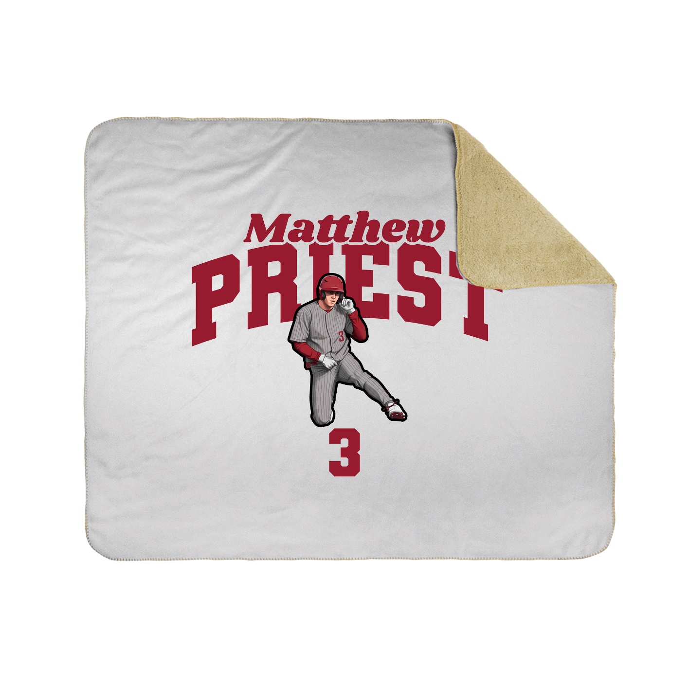 Throw Blanket — Signature Arch in White