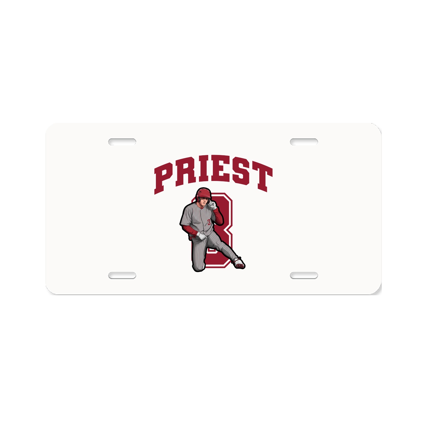 License Plate — Number in Classic