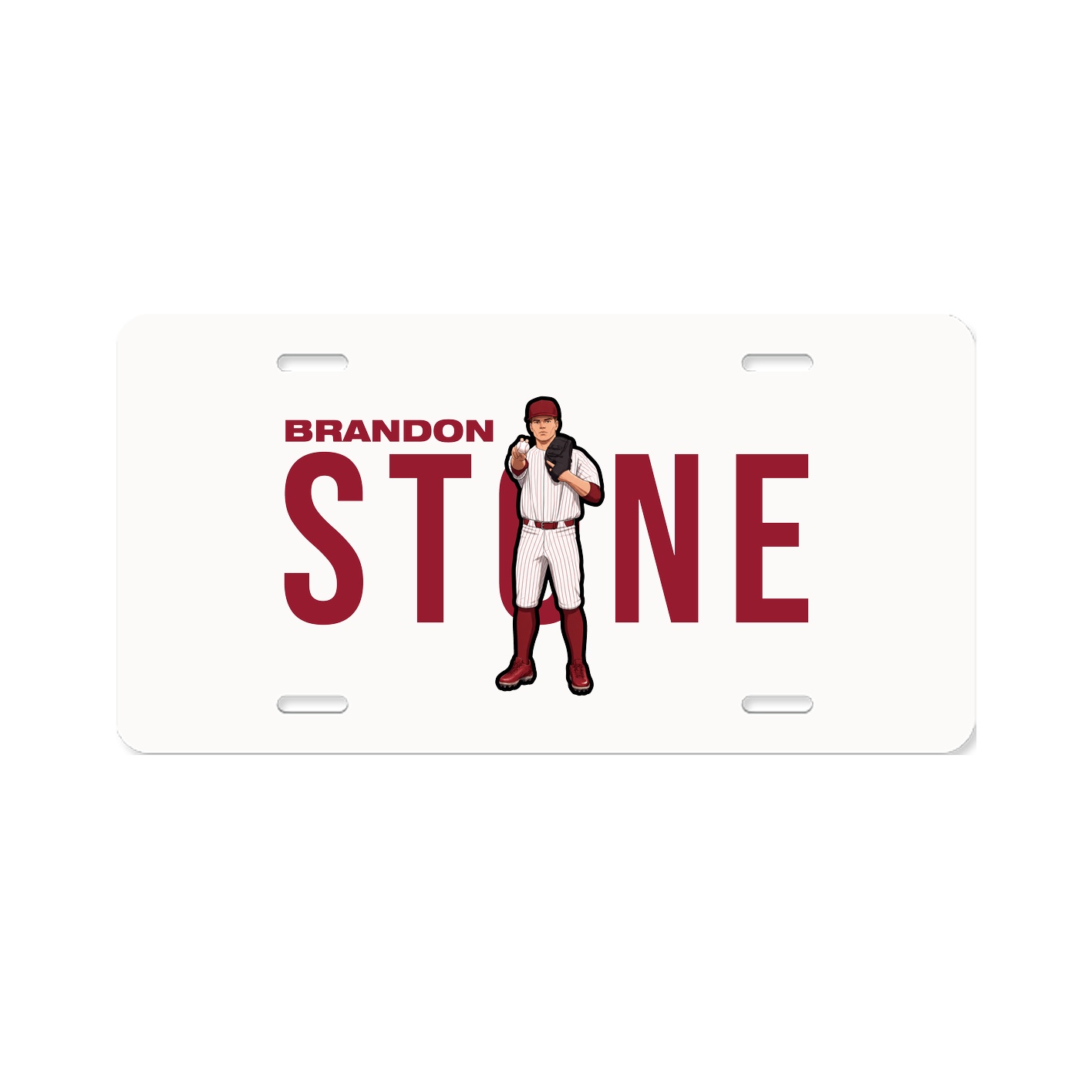License Plate — Player Name in Classic