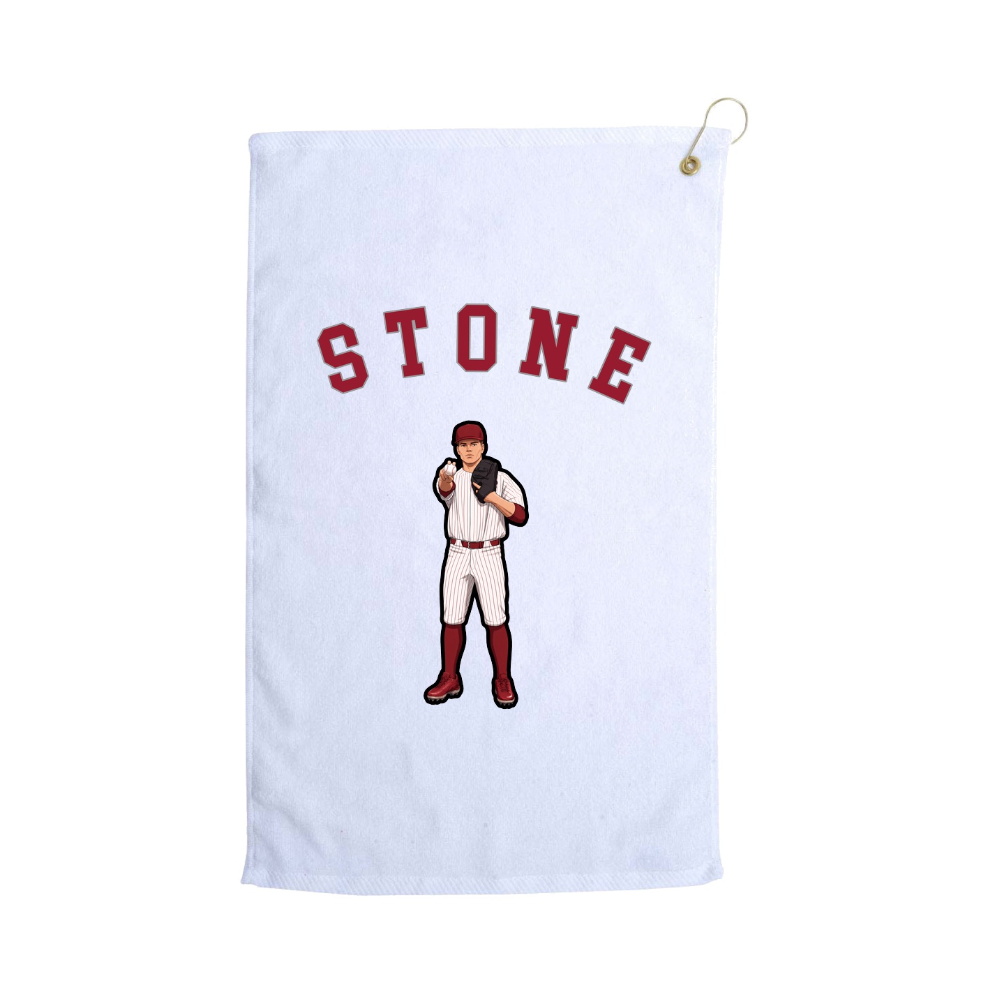 Golf Towel — Shirsey Arch in White