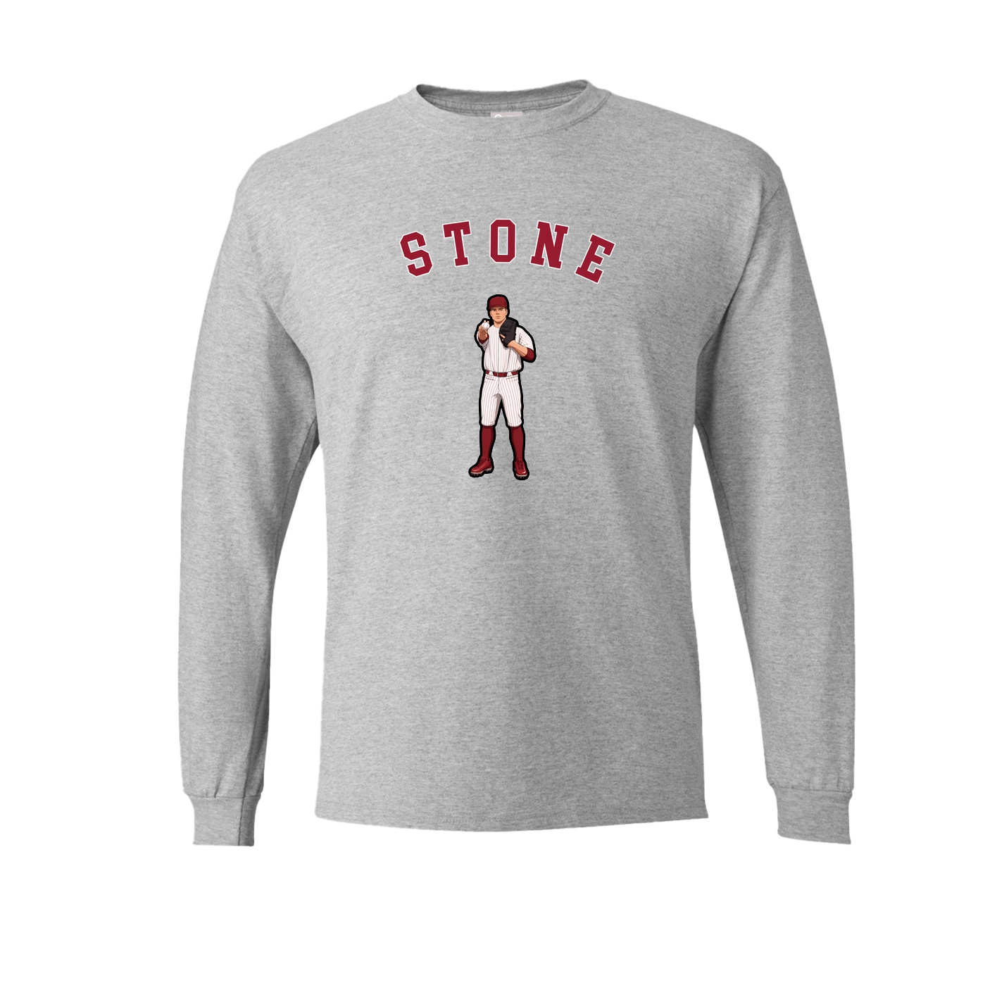 Long Sleeve Tee — Shirsey Arch in Grey