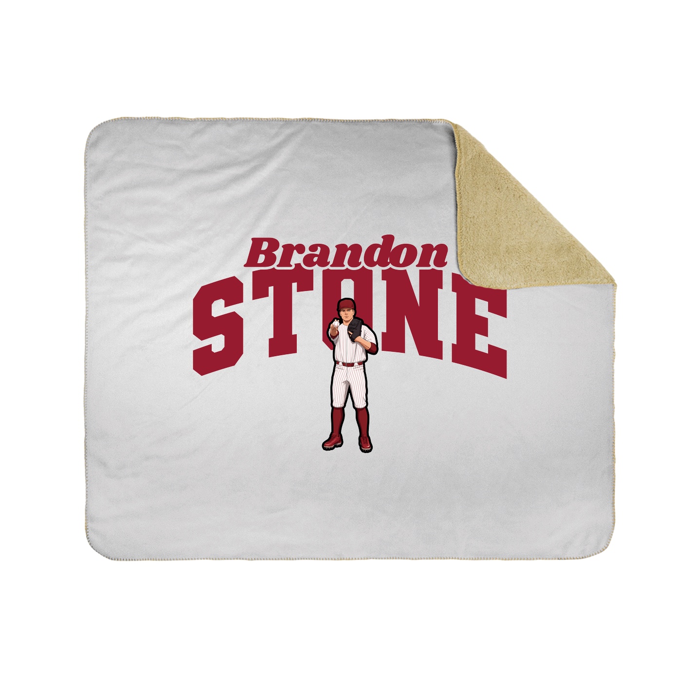 Throw Blanket — Signature Arch in White