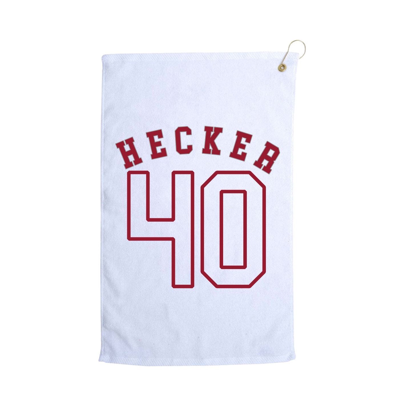 Golf Towel — Shirsey Arch in White