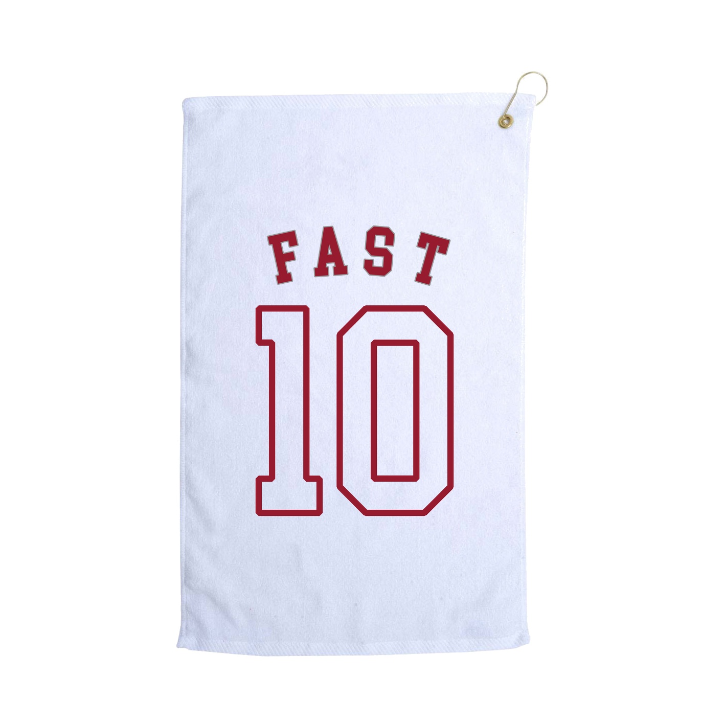 Golf Towel — Shirsey Arch in White