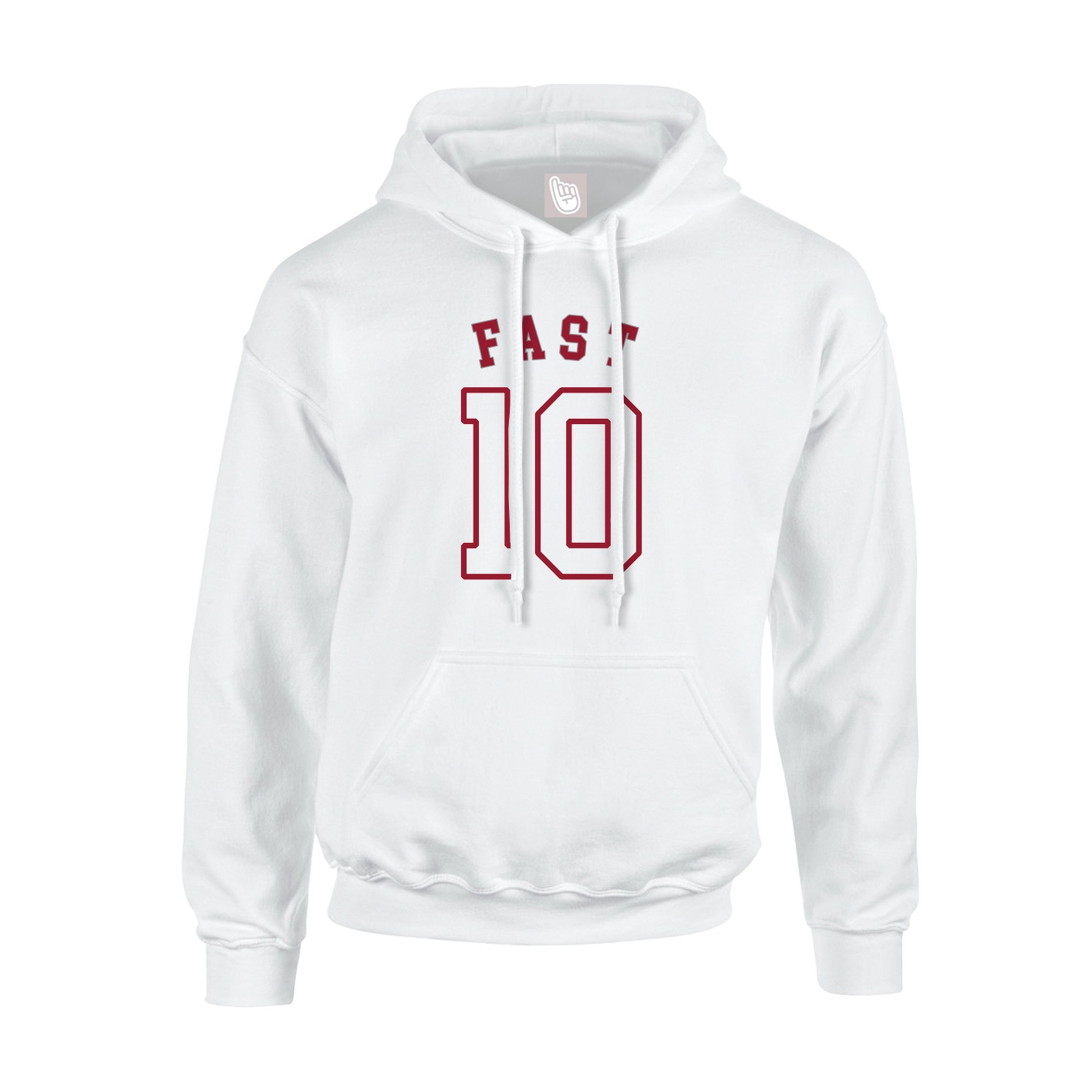 Hoodie — Shirsey Arch in White