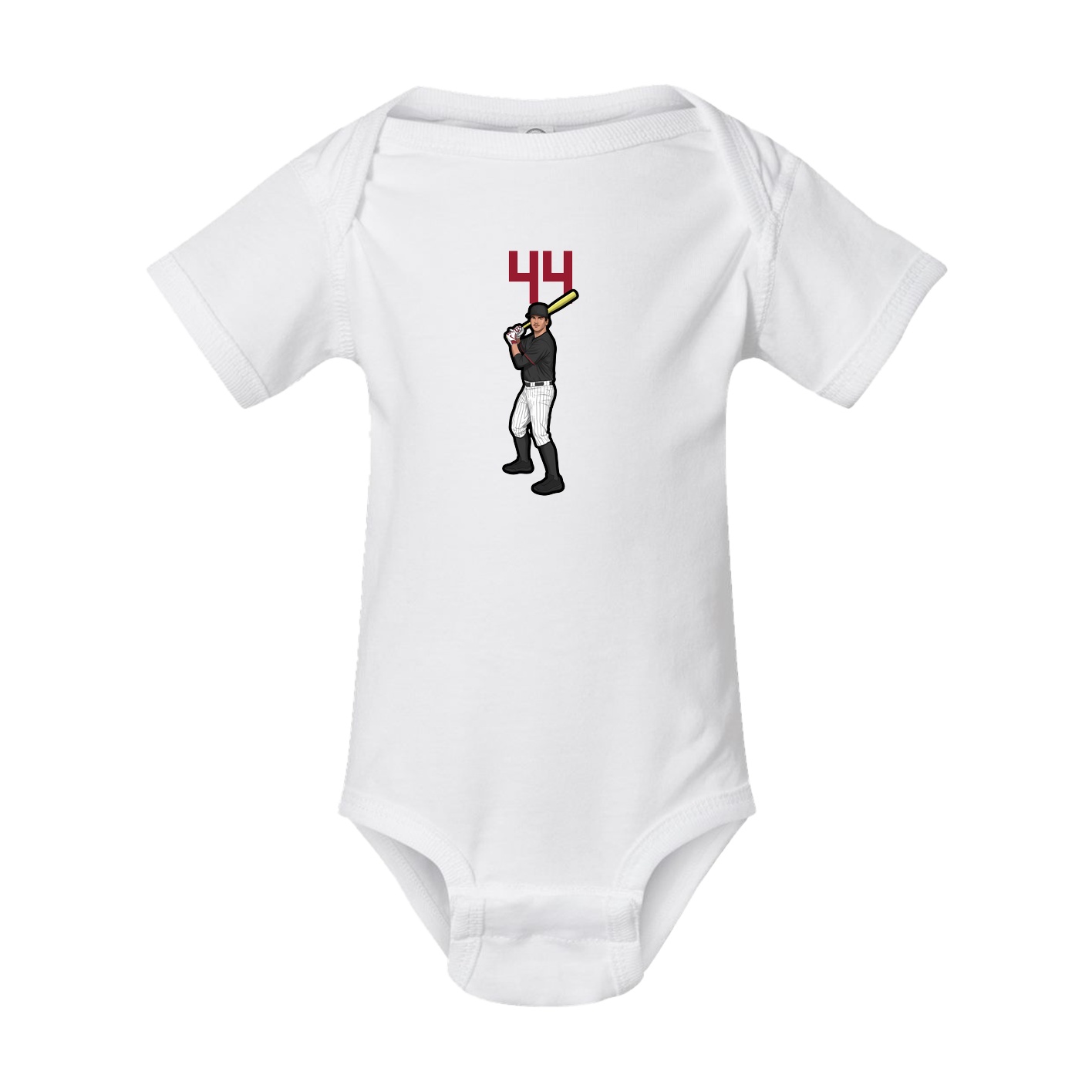 Baby Onesie — Number Top in White