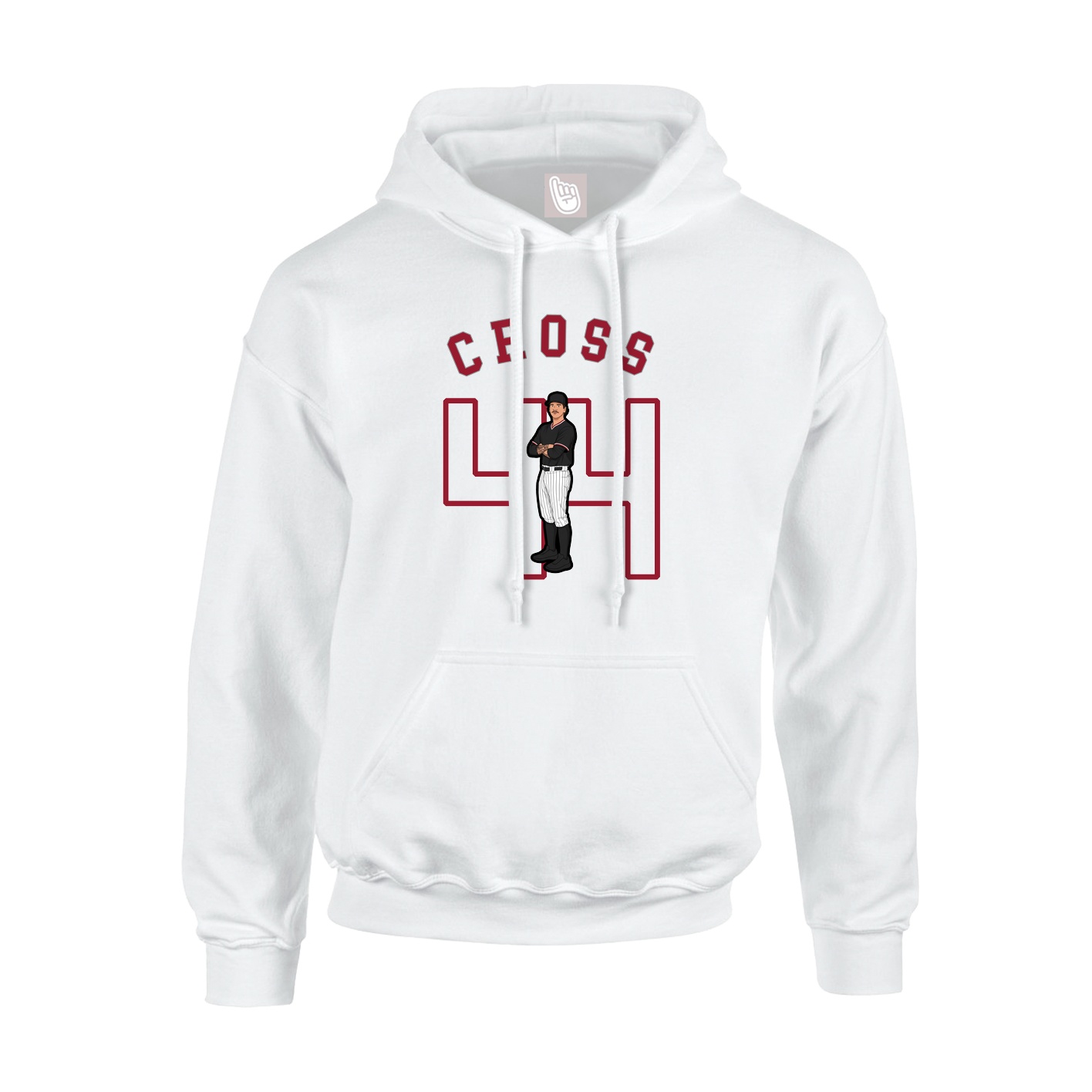 Youth Hoodie — Shirsey Arch in White