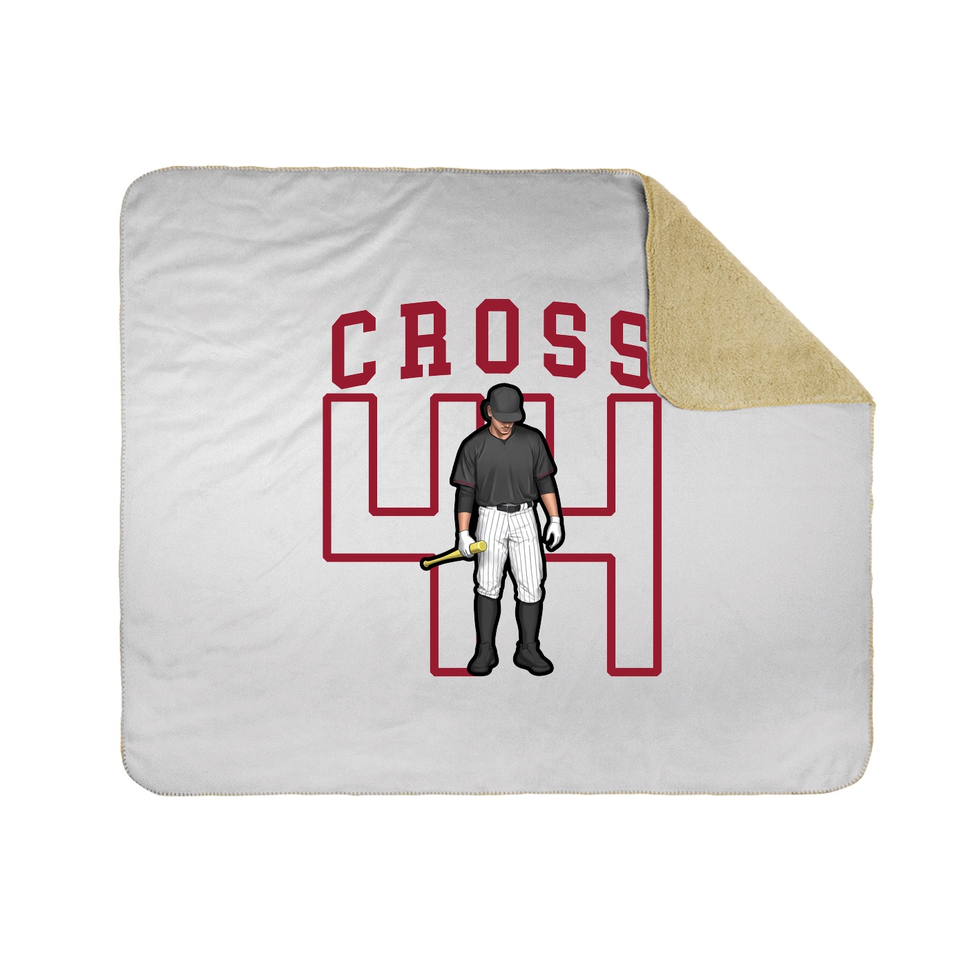 50x60 Sherpa Lined Throw Blanket