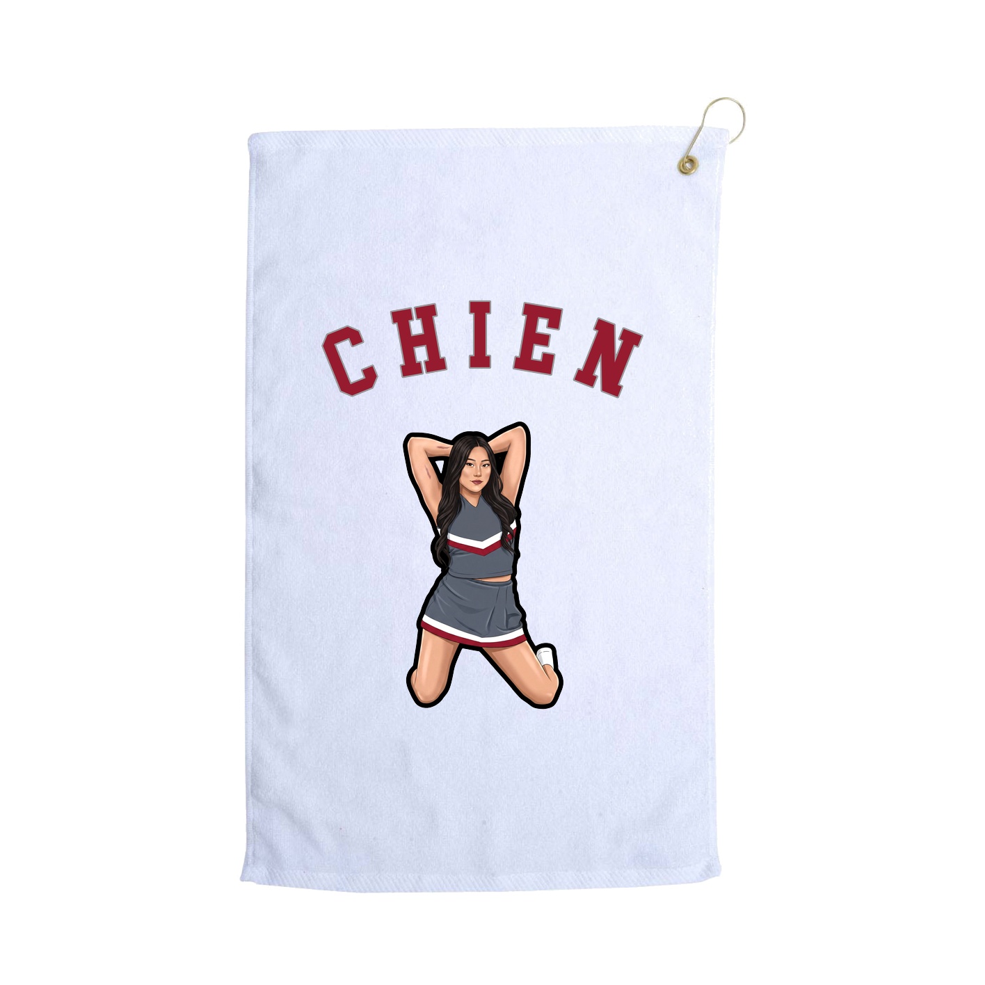 Golf Towel — Shirsey Arch in White