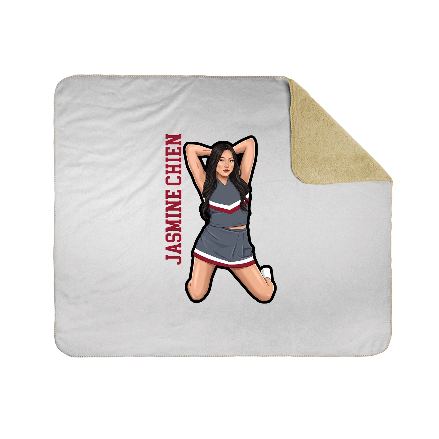 50x60 Sherpa Lined Throw Blanket
