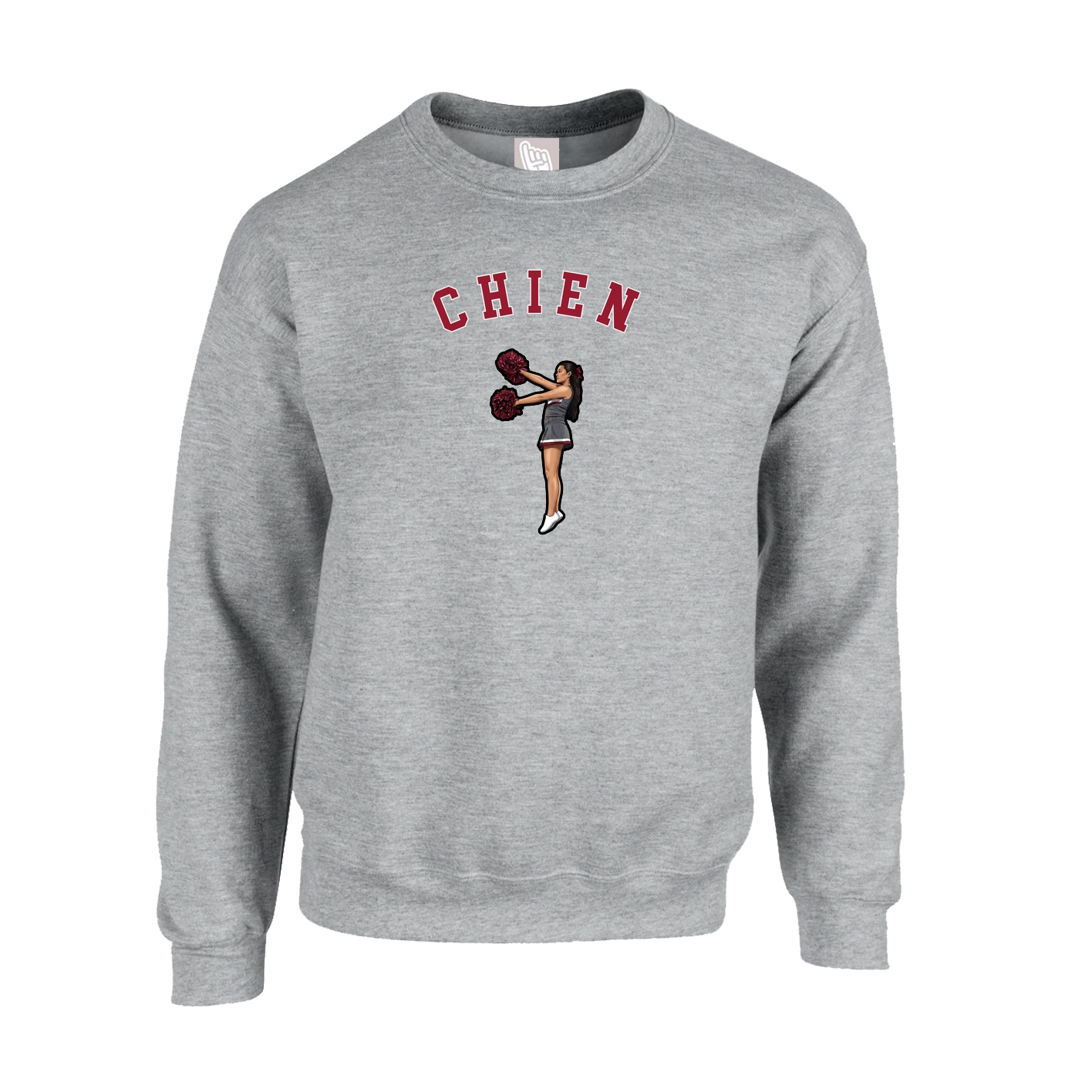 Fleece Crew — Shirsey Arch in Grey