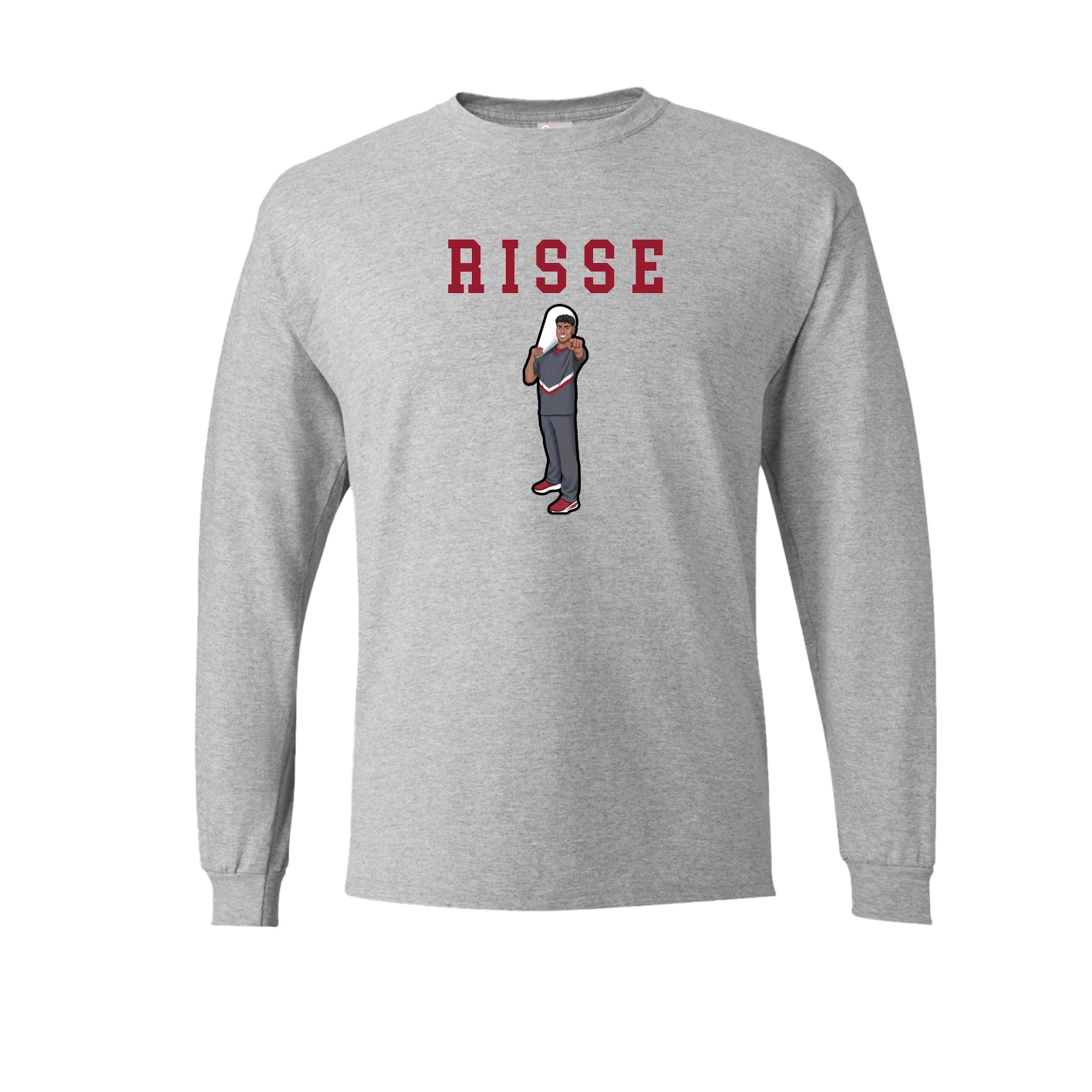 Long Sleeve Tee — Shirsey in Grey