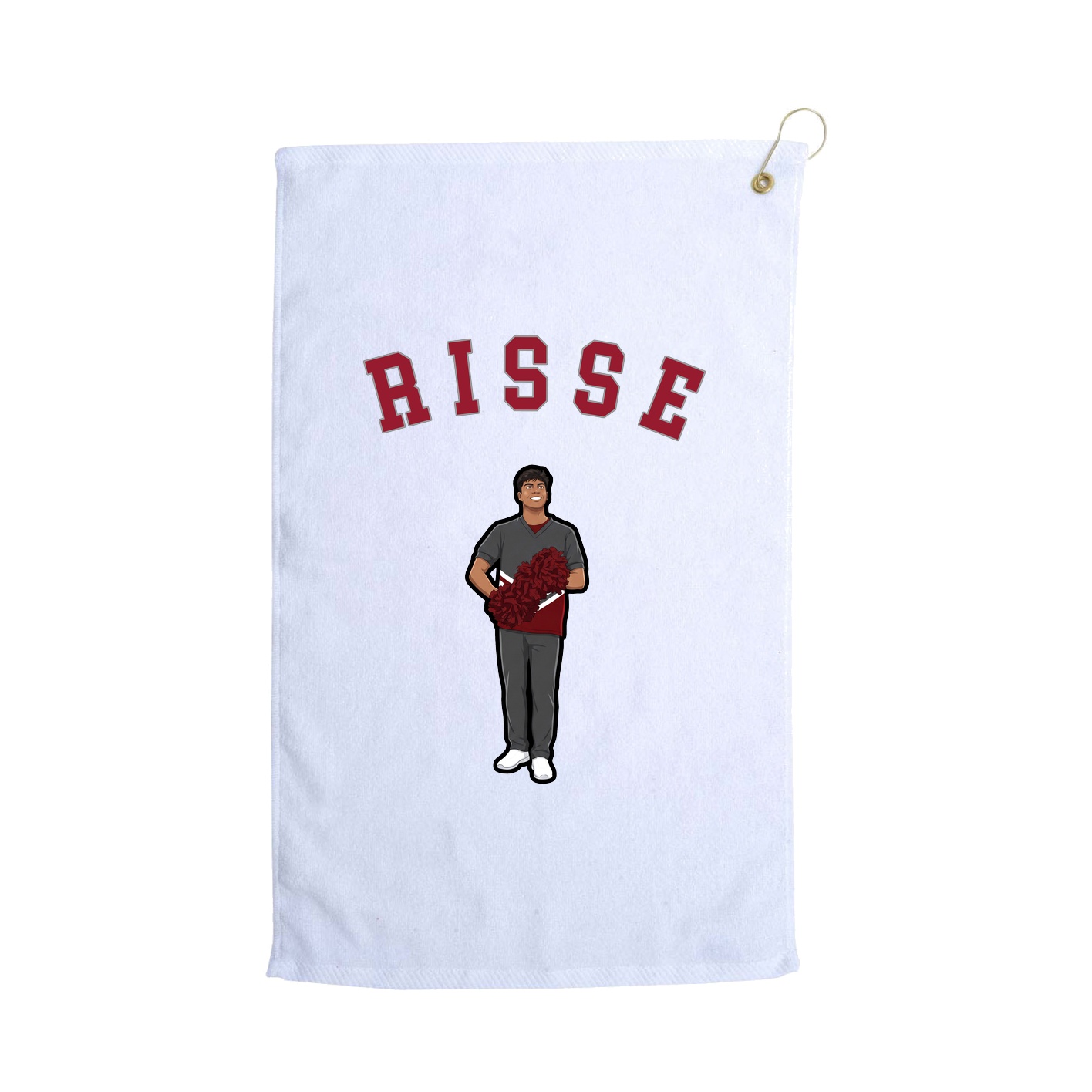 Golf Towel — Shirsey Arch in White