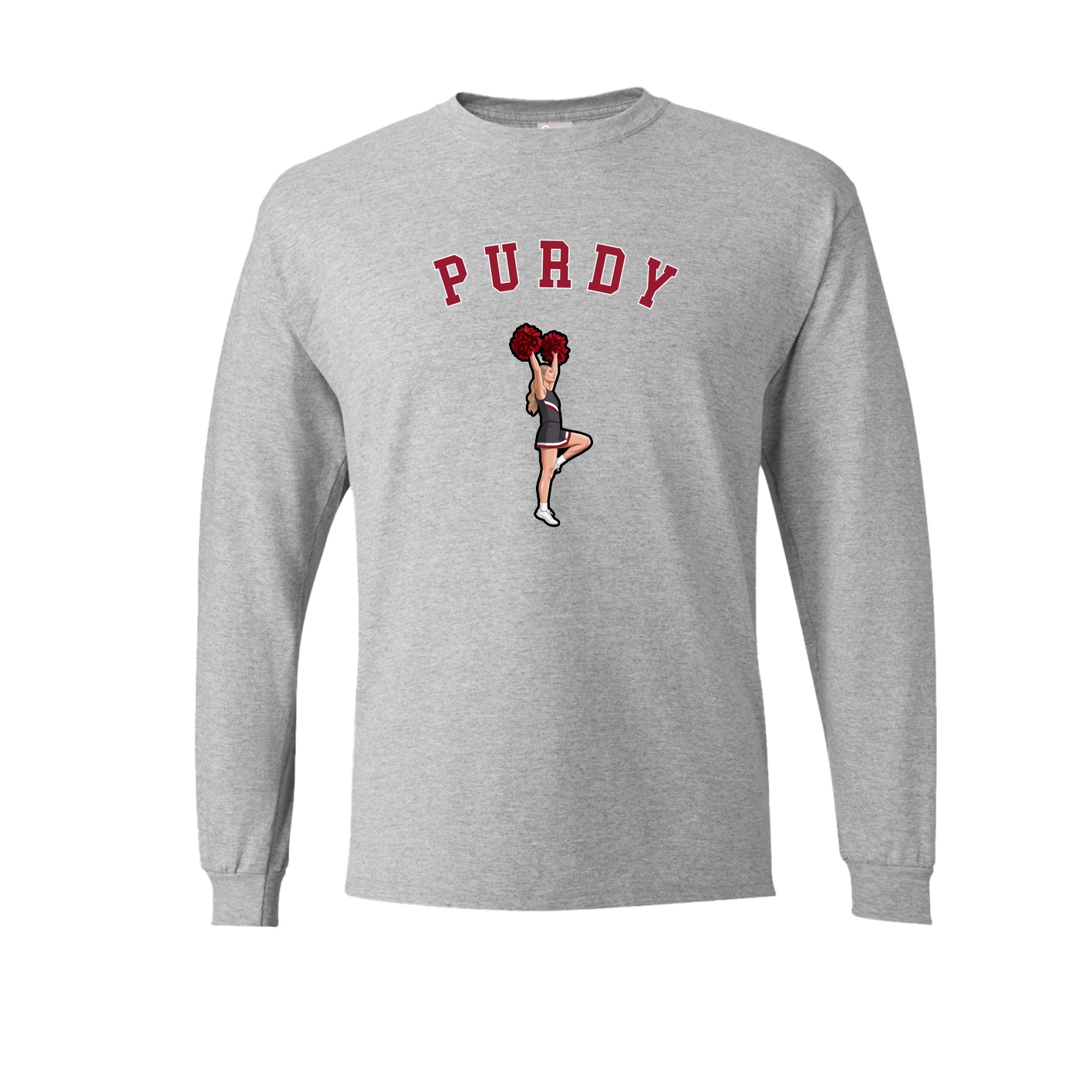 Long Sleeve Tee — Shirsey Arch in Grey