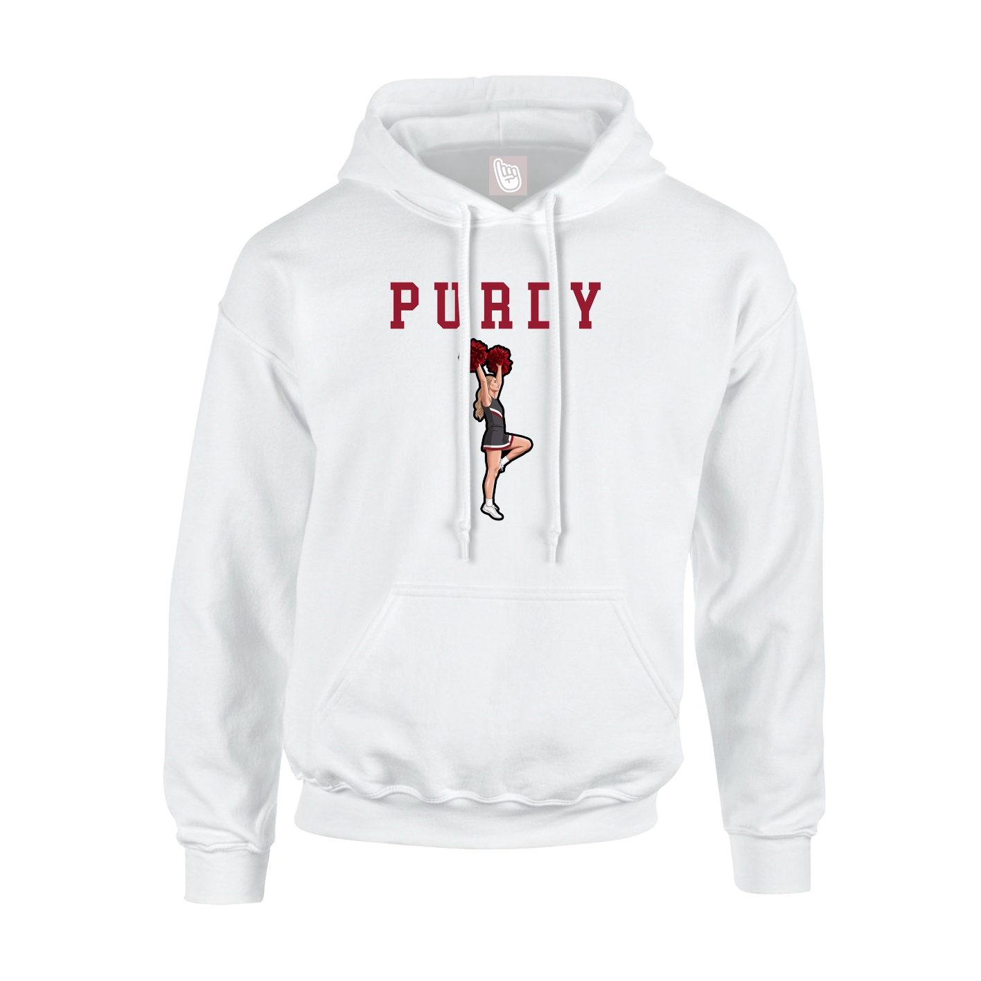 Youth Hoodie — Shirsey in White