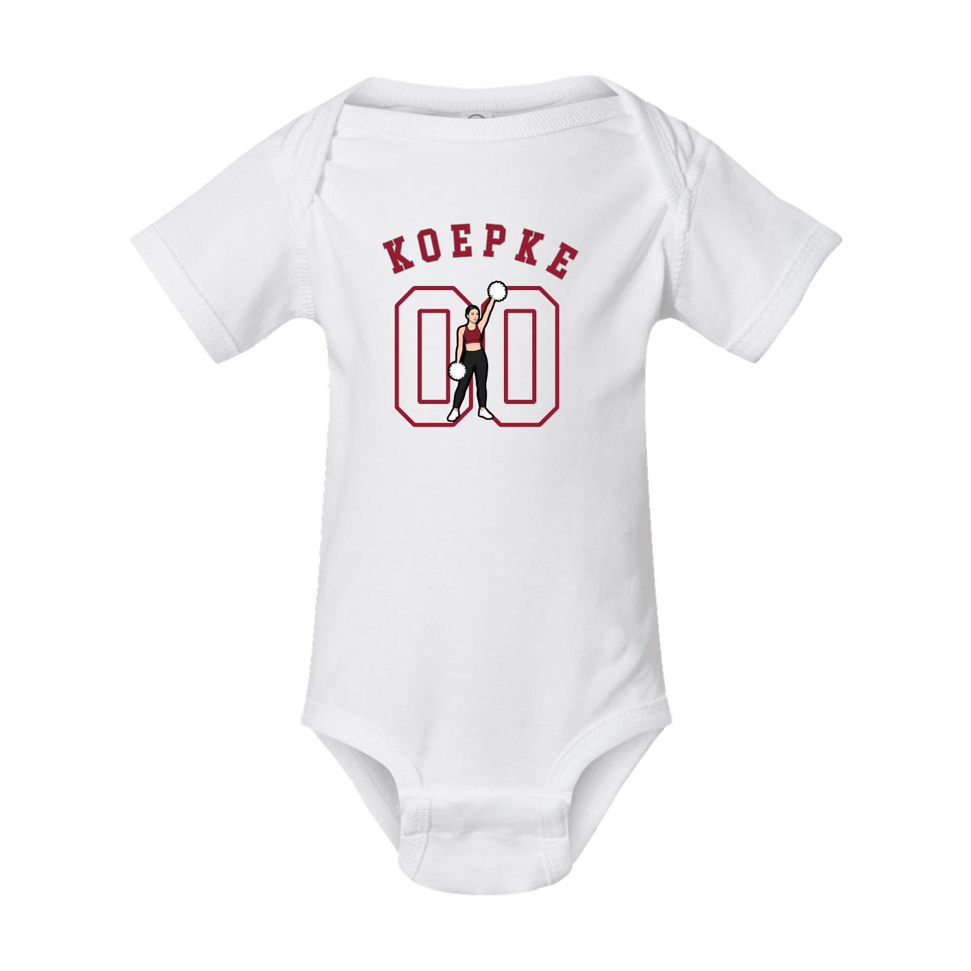 Baby Onesie — Shirsey Arch in White