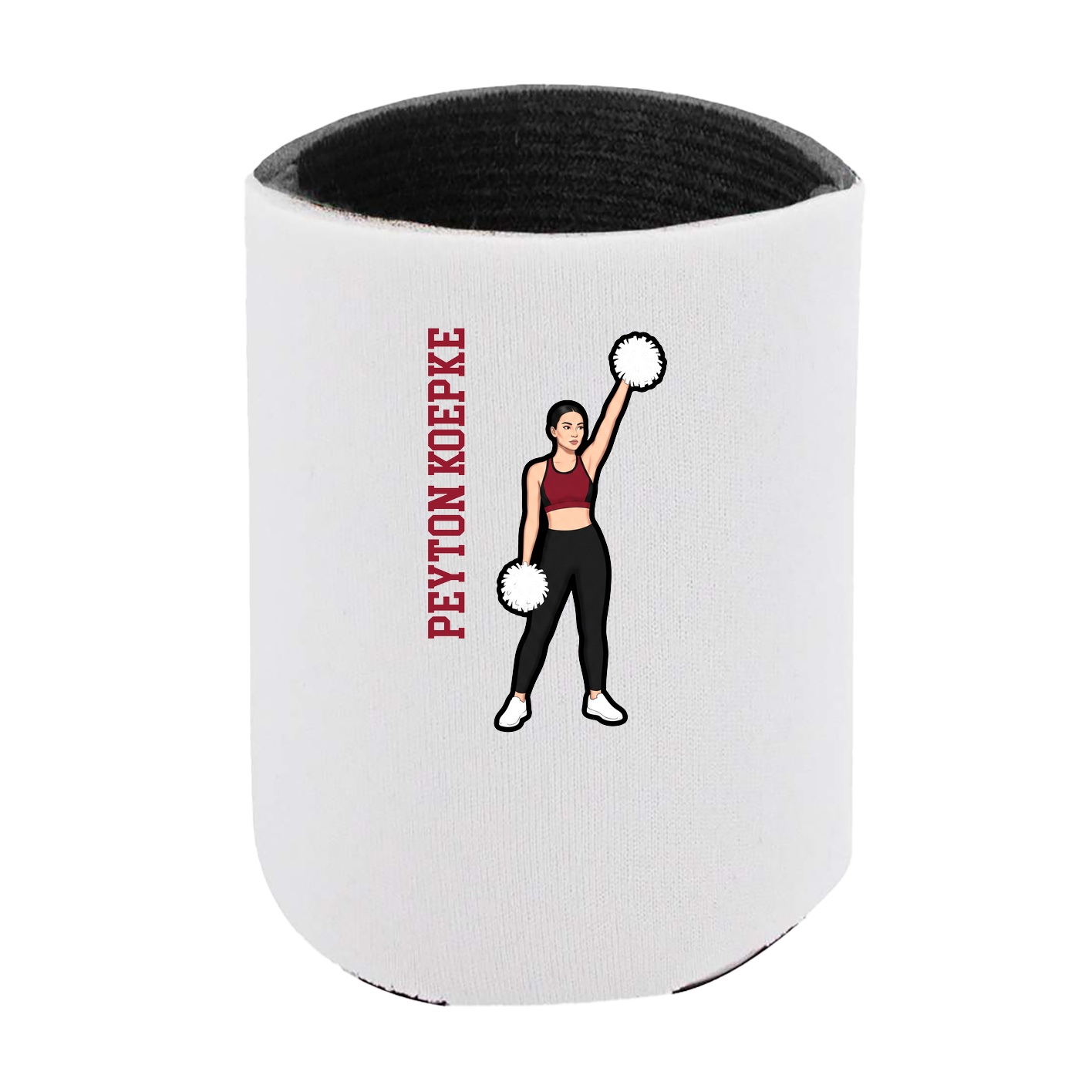 Can Holder — Name Vertical in White