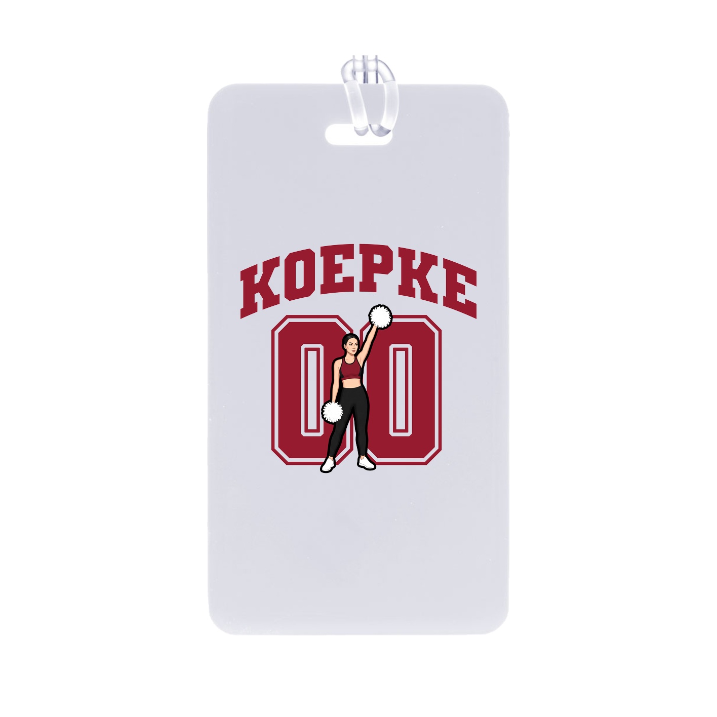 Bag Tag — Number in Classic