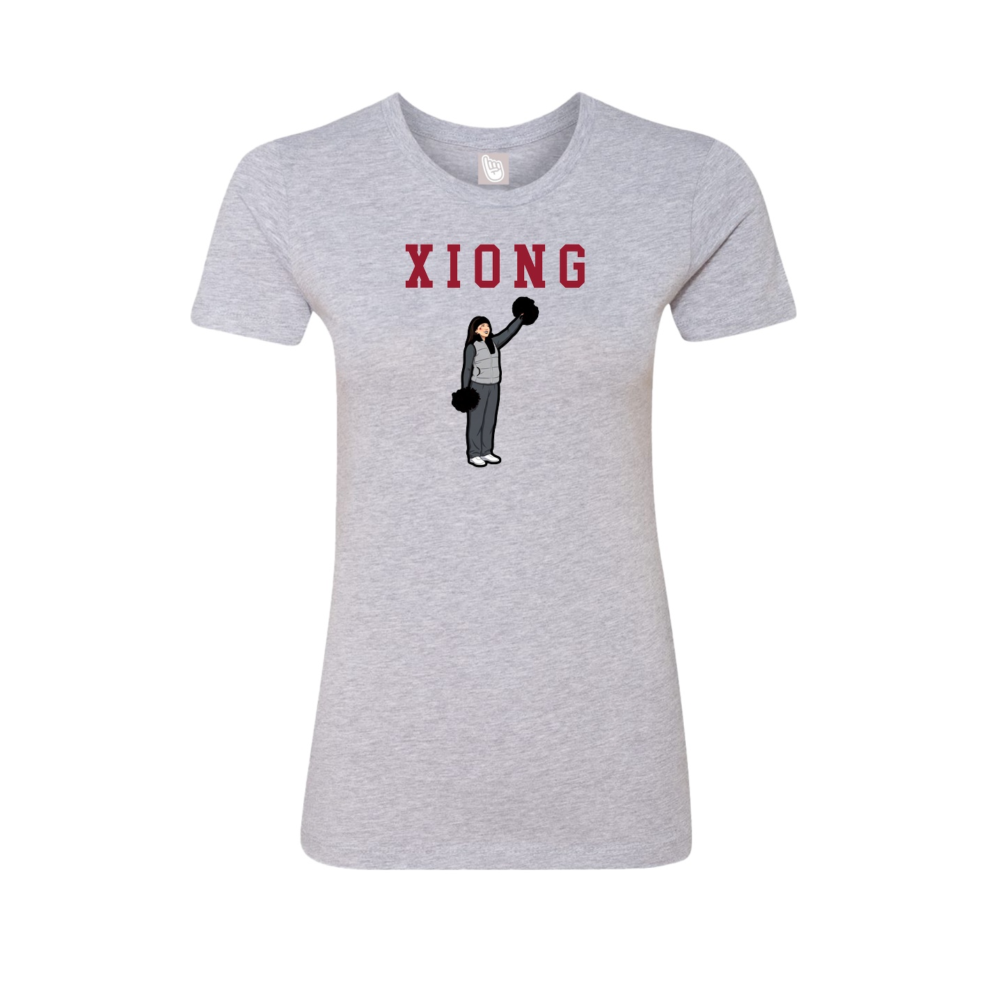 Fitted Women's Tee — Shirsey in Grey
