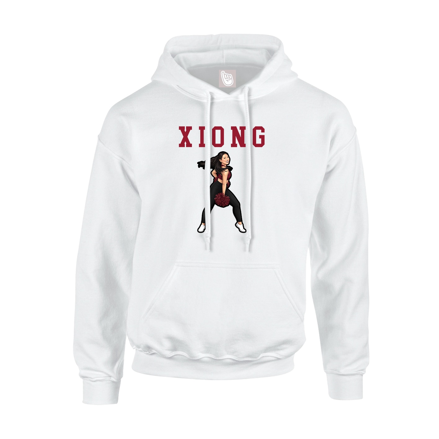 Hoodie — Shirsey in White