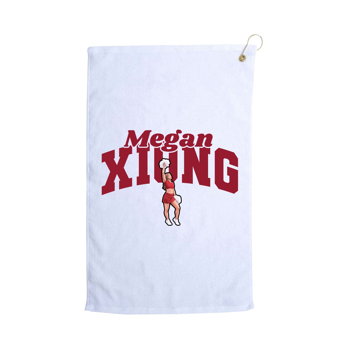 Golf Towel — Signature Arch in White