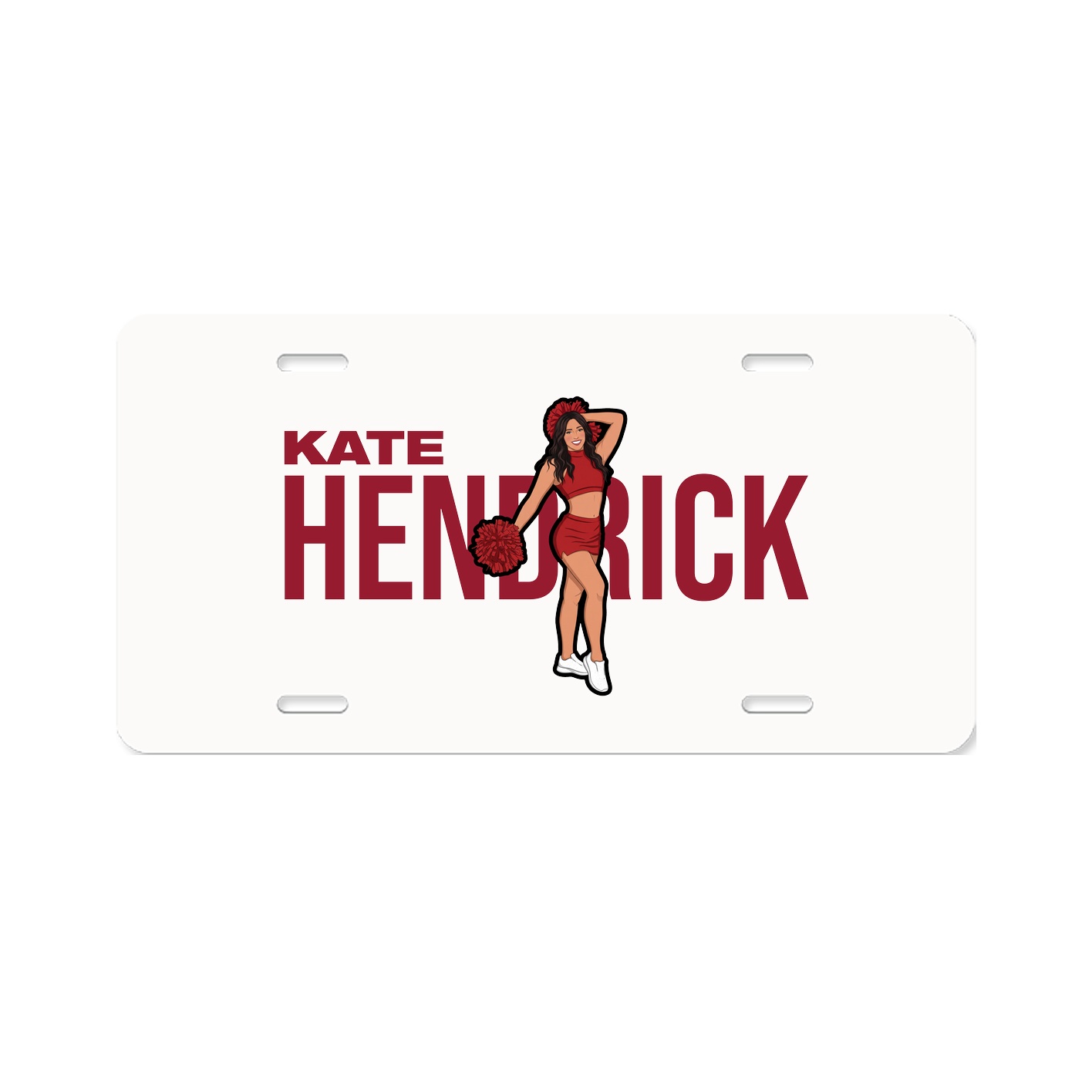 License Plate — Player Name in Classic