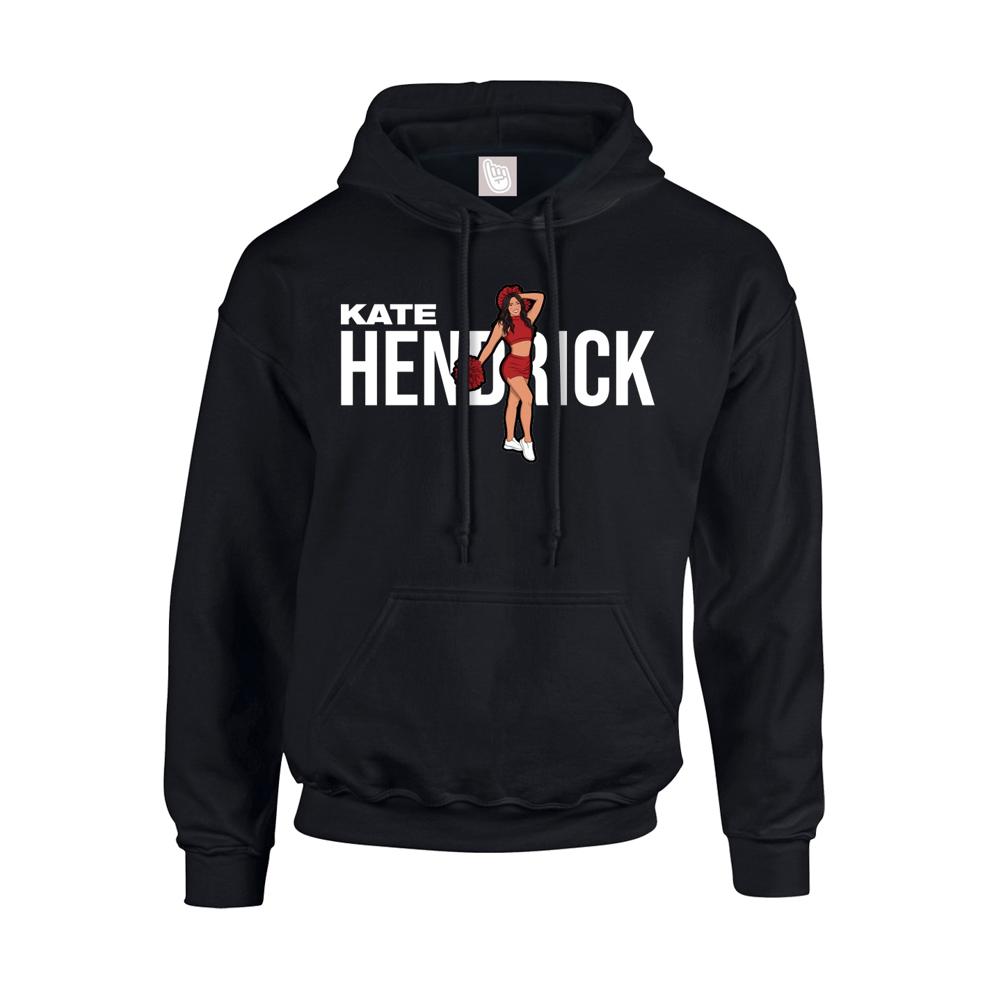 Hoodie — Player Name in Black