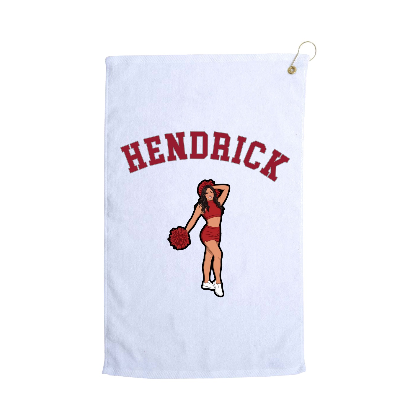 Golf Towel — Shirsey Arch in White